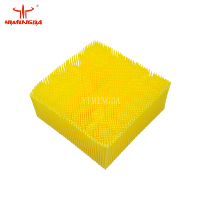High Quality Bristle 1.6" Nylon Square Foot Yellow Block for TaiShi Cutter Machine