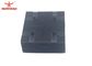 100 ×100mm Nylon Black Bristle Block 70144014 / 060548 Spare Parts For Bullmer